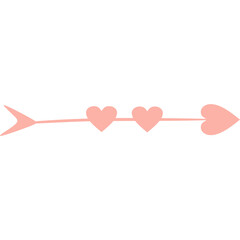 Heart Arrow Doodle