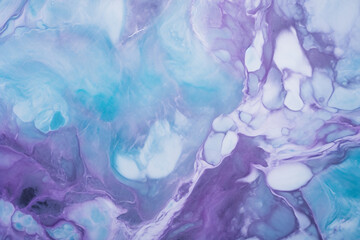 Fototapeta na wymiar Purple and light blue marble texture background.