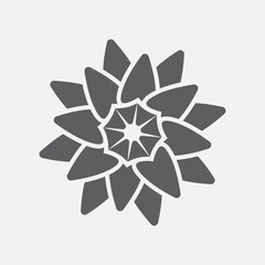 abstract flower design