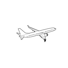 Fototapeta na wymiar Australian airplane design vector silhouette perfect for airplane books, posters, children's picture books, aviation books and story books