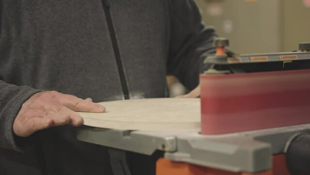 person working on a machine