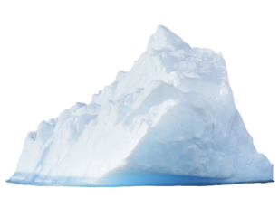 Iceberg - isolated on transparent background
