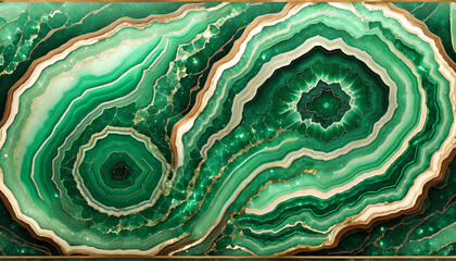Fototapeta premium Agat zielony, kamień szlachetny, dekoracja ścienna, generative ai