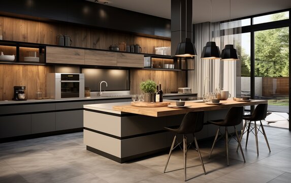 ultra-realistic 4k kitchen image 