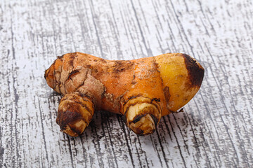 Fresh curcuma root for cooking