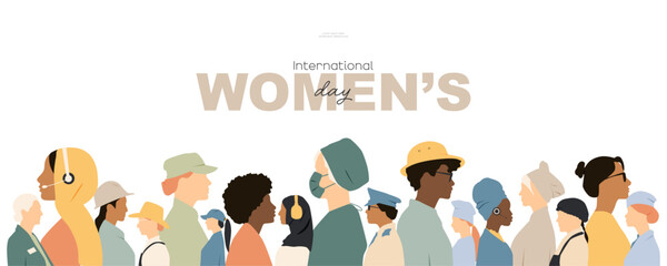 International Women's Day banner.