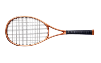 Tennis Racket On a White or Clear Surface PNG Transparent Background.