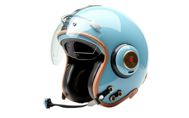 Vintage Helmet On a White or Clear Surface PNG Transparent Background.