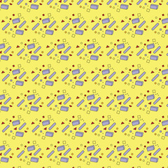 Illustration Pattern designs shapes and designs vector