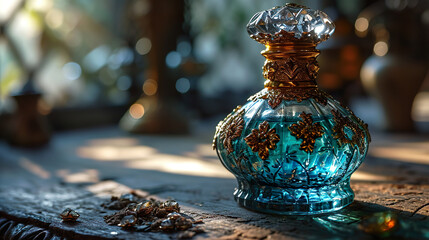 Elegance Essence: Captivating Perfume Bottle