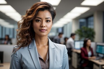 portrait business woman. casual business woman