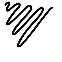 Free style shape of curve line