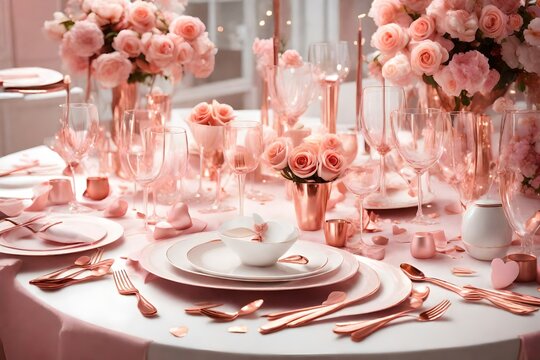 wedding table setting