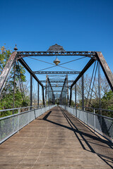Die historische Faust Street Bridge