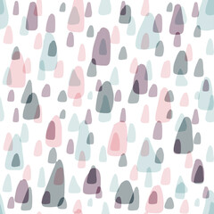 Geometrical colorful seamless pattern. Abstract striped repeat background for fabric design in pastel colors. Cute seamless texture.