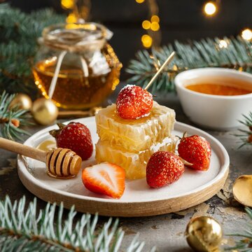 Gastro Delights: Indulge in Honey-Strawberry Snacks for a Delicious New Year