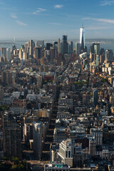 Blick vom Empire State Building Richtung Lower Manhatten, One World Trade Center, Manhatten, New York City, New York, USA