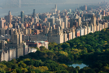 Blick vom Top of the Rock, Central Park, Rockefeller Center, Manhatten, New York City, New York, USA