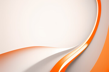 Light Orange Wave Background, Abstract geometric background with liquid shapes. Vector illustration.