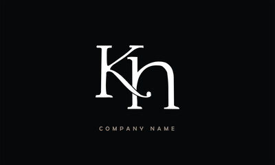 KH, HK, K, H Abstract Letters Logo Monogram