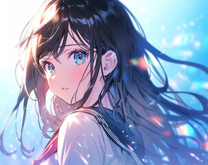 美人　女子高生