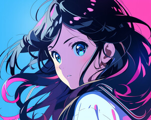 美人　女子高生