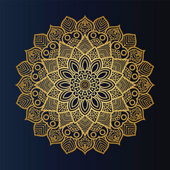 Vector luxury mandala template background and ornamental design for coloring page, greeting card, invitation, tattoo, floral mandala.
