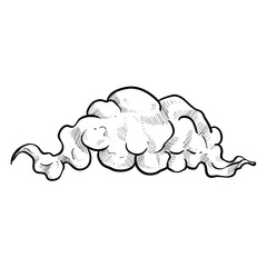 cloud handdrawn illustration