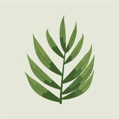 Fototapeta na wymiar green leaf vector