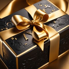 gifts box. Gifts cards gift presents. Christmas golden and Red gifts Black gifts