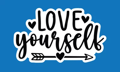 Foto op Canvas self love, self love sticker, self love svg bundle, self love sticker bundle, svg, t-shirt, svg design, T-shirt  © Tshirt