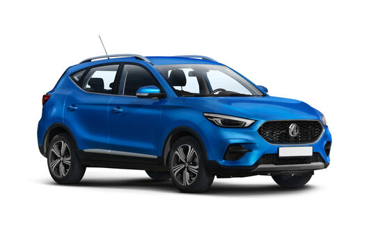 2023 MG ZS SUV car on Transparent Background