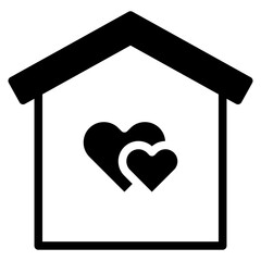 house with heart dualtone