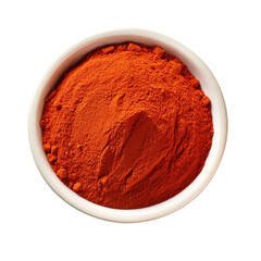 red paprika powder isolated on transparent background Remove png, Clipping Path, pen tool