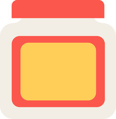 jam jar vector illustration