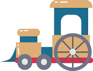 toy train vector illustration