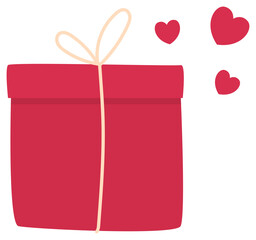 love gift vector illustration