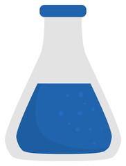 lab glass vector illustration