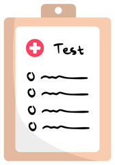 health check-up data vector illustration