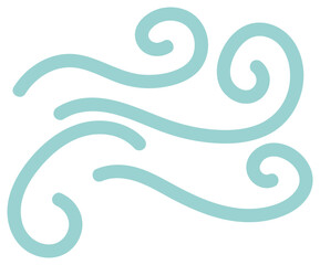 wind vector illustration
