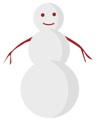 Snowman vector illustration
