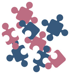 puzzle games vector illustration