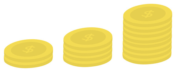coin vector illustration