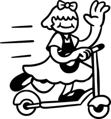 Retro Cartoon Illustration