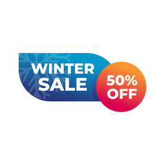 Winter special sale unit. Winter special sale and offer banner