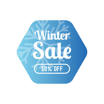 Winter special sale unit. Winter special sale and offer banner