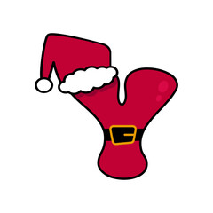 Alfabet letter merrychristmas  © andiirawanart