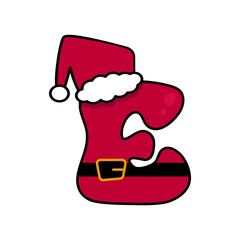 Alfabet letter merrychristmas  © andiirawanart