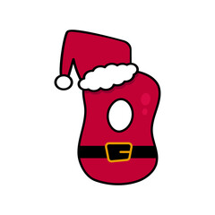 Alfabet letter merrychristmas  © andiirawanart