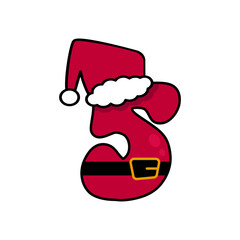 Alfabet letter merrychristmas  © andiirawanart
